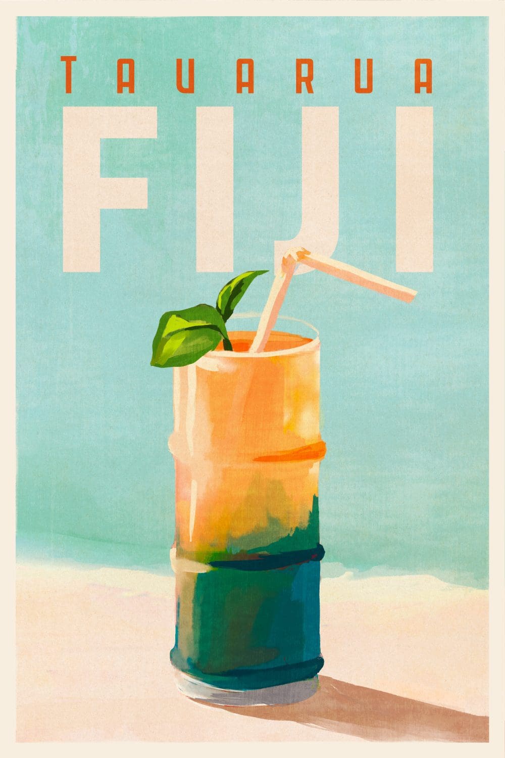 Tavarua Fiji Poster