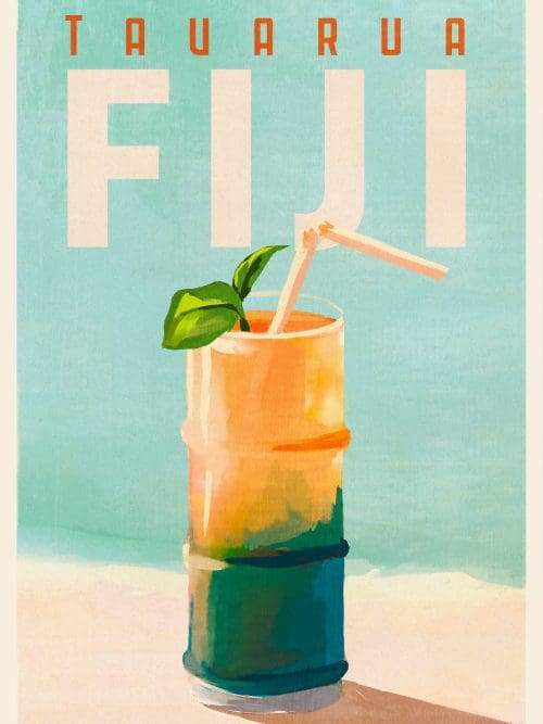 Tavarua Fiji Poster