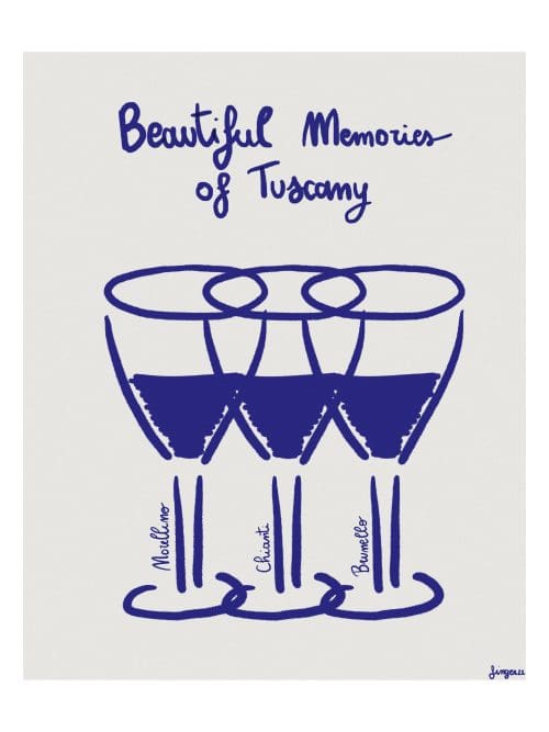 Beautiful Memories of Tuscany Poster