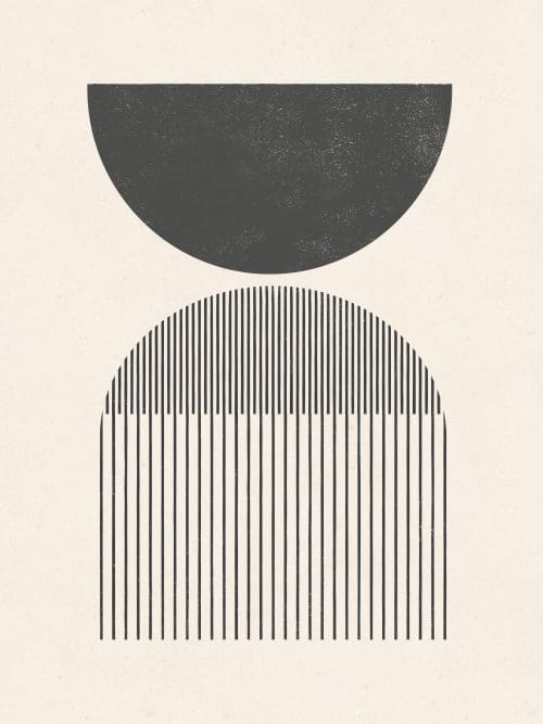 Abstrakt Minimalism No2 Poster