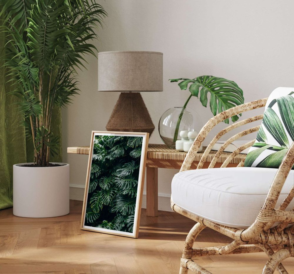 Monstera i Fokus Poster